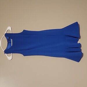 JAYGODFREY Midi Sleeveless Dress Blue Womens Size 4